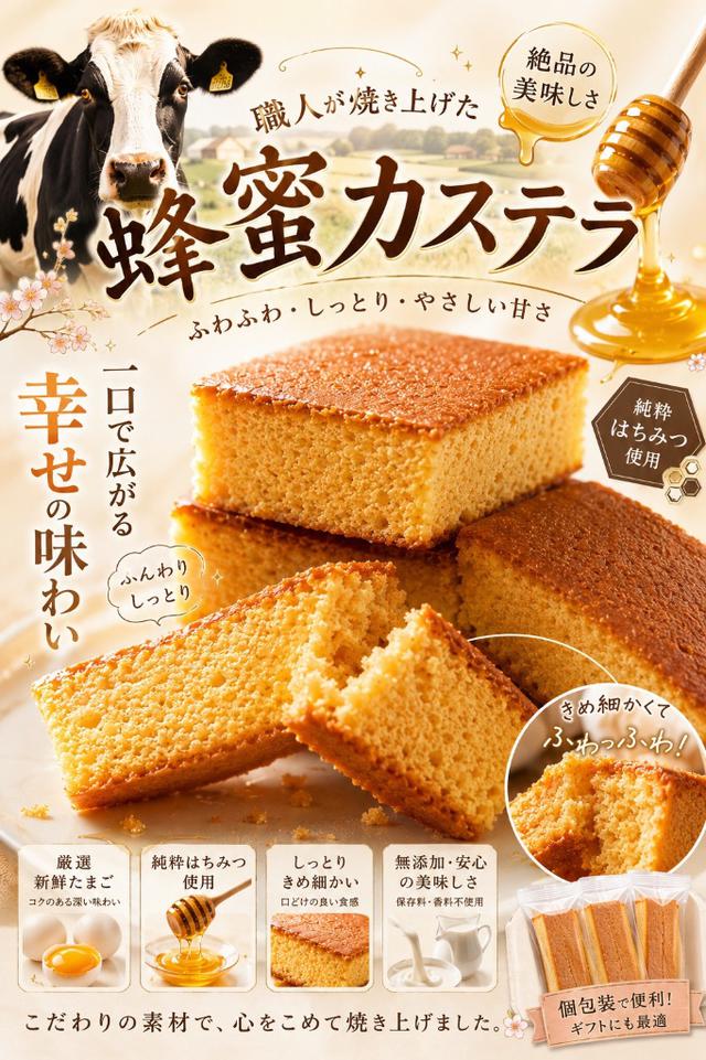 預購 🇯🇵超人氣日式職人蜂蜜蛋糕(5入/包)-6/24號中午12點結單