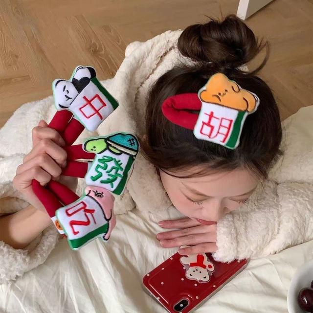 創意搞怪麻將瀏海BB夾(預購)