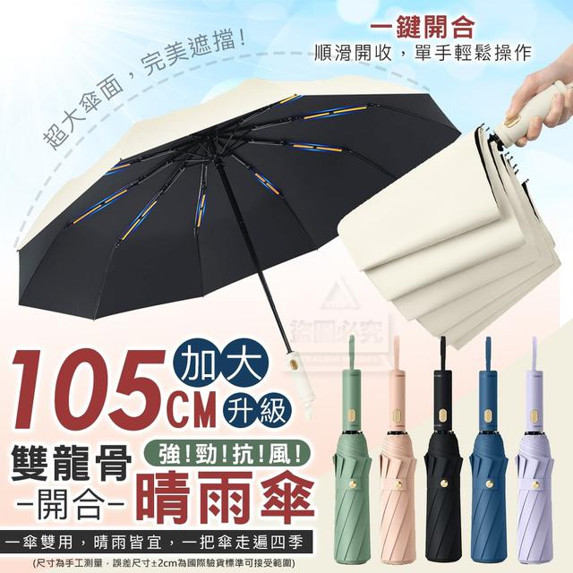 【預購商品】【0430結單】【批發】加大升級 強勁抗風雙龍骨開合晴雨傘 250427-11