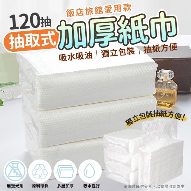 【預購】【0801結單】【批發】一紙多用-抽取式加厚紙巾120抽