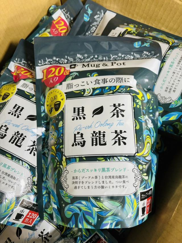 【預購商品】【0808結單】【批發】日本好市多 Mug&Pot 黑茶烏龍茶120入