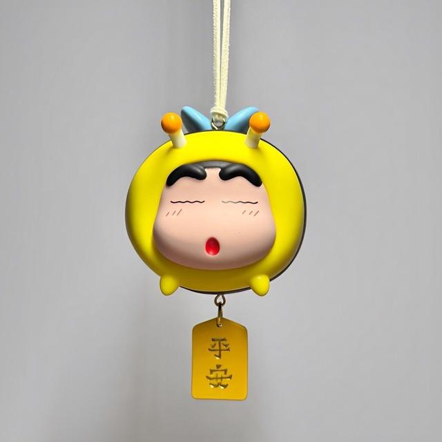 📌蠟筆小新蜜蜂造型🐝汽車掛件