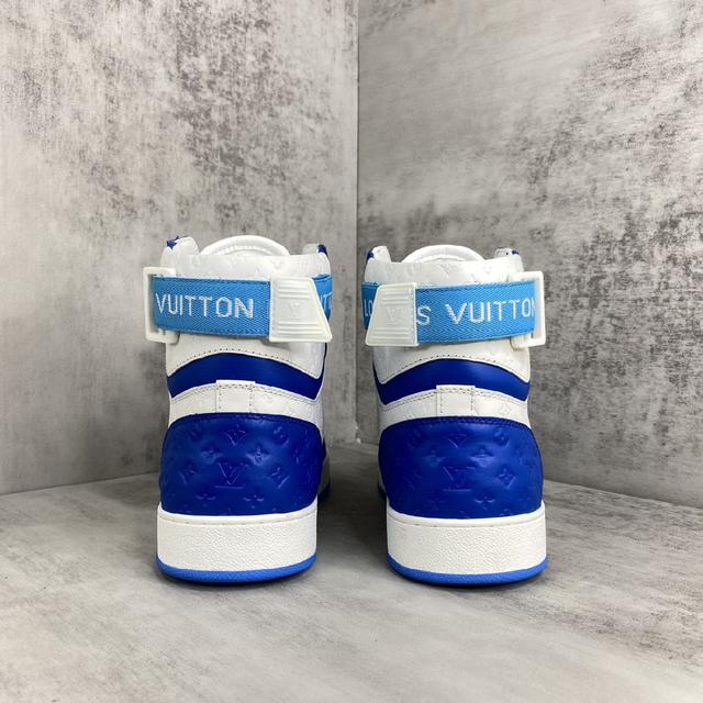 高帮运动鞋 Monogram 丹宁布取自可循环聚酯纤维