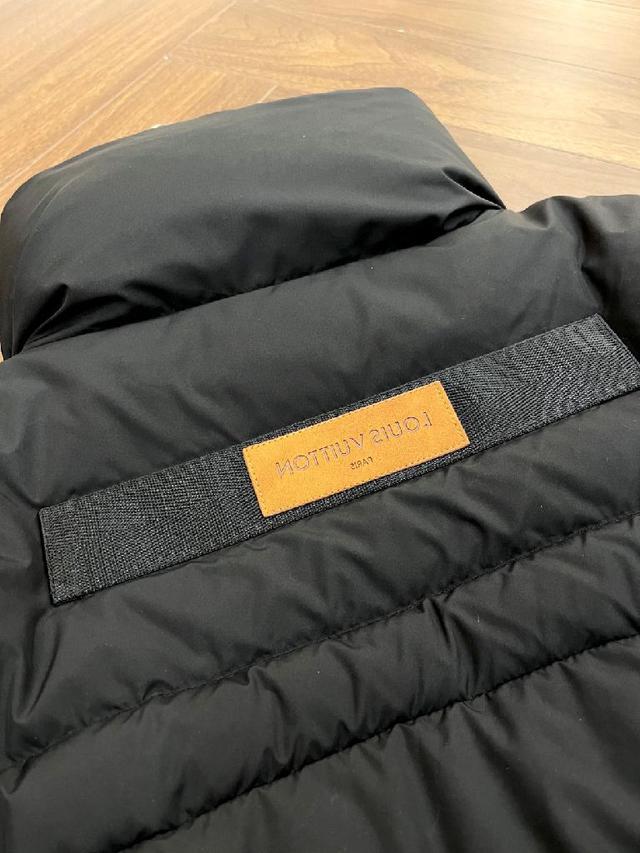 驴家 25年冬季新款羽绒服 立领拼接logo印花，新国标90白鸭绒