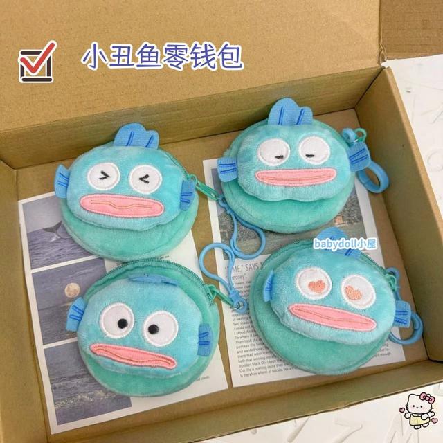可愛小醜魚漢頓毛絨收納零錢包(預購)