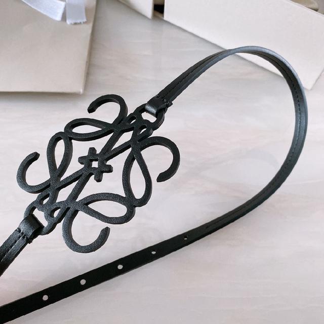 代购正品级 Loewe/罗意威 意大利进口小牛皮腰带  2.0cm 外