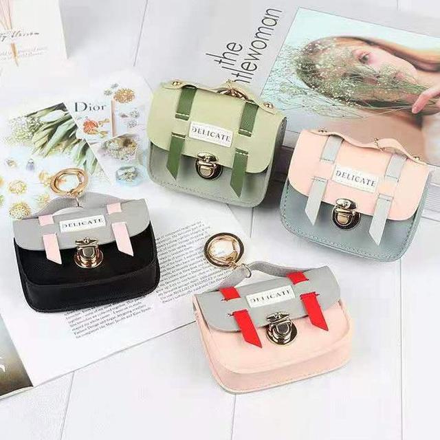 韓版迷你簡約公事包造型零錢包(預購)