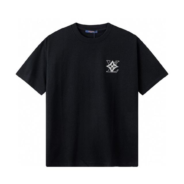 字母logo圆领短袖，高克重原版洗水面料，洗水完280g重