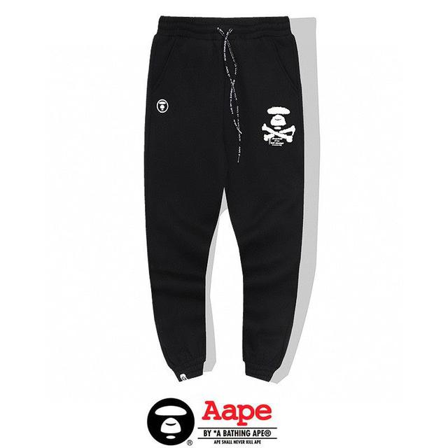 0922毛圈薄款 922加绒厚款 猿人头AAPE宽松 休闲卫裤运动长裤 M L XL XXL