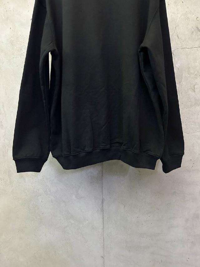 吉尔 桑德 24ss 经典logo厚板胶印花圆领套头卫衣