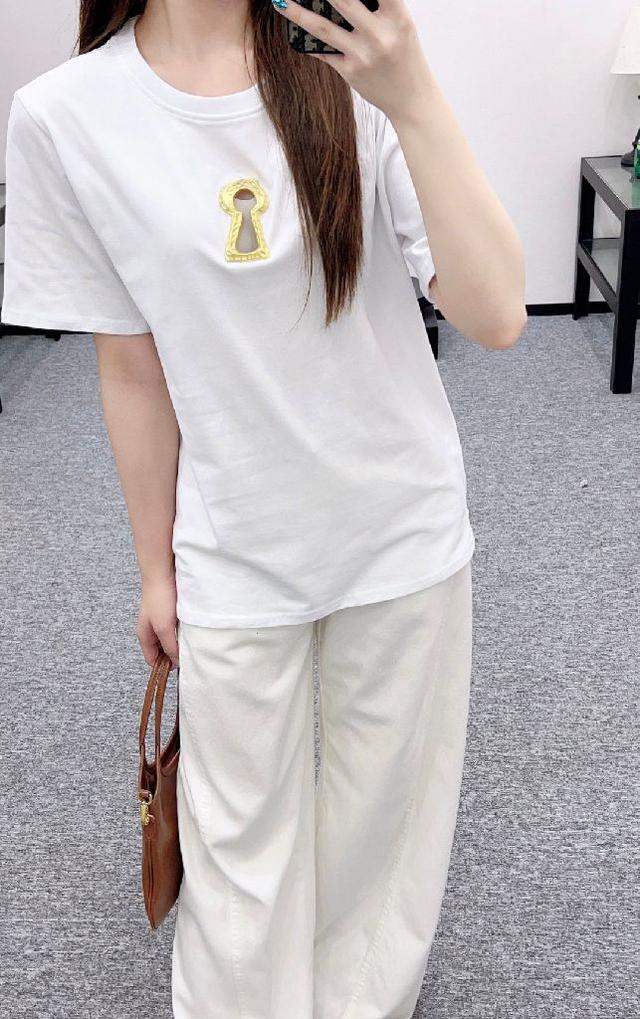 定制YB原生全棉材质 透气舒适 质感十足 宽松短袖假两件T恤裁剪