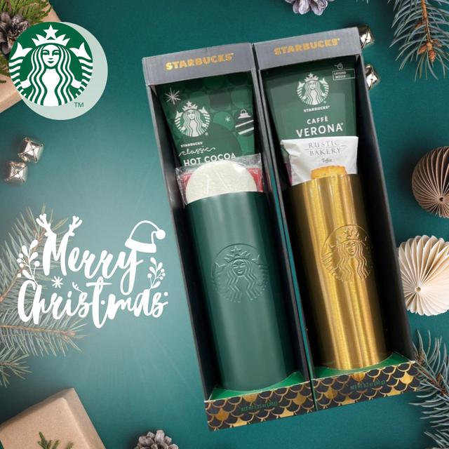 ‼️限量出清‼️ 🎖️美國Starbucks 星巴克聖誕杯不銹鋼杯組#售完關團
