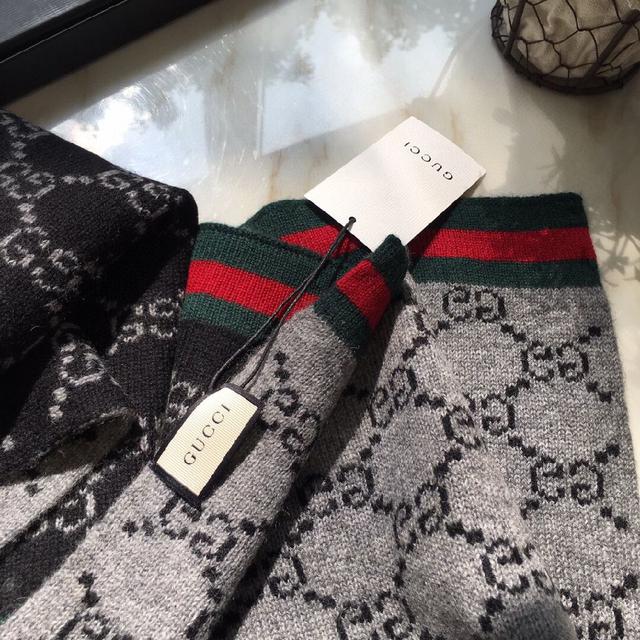 真的无敌实用！！gucci难得的丝毛长巾‼专柜的限量版，