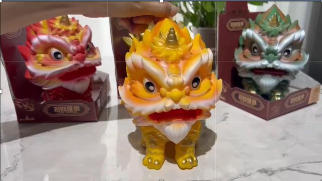 【廠商現貨供應中】【預購】【批發】【第二團】搪膠舞獅擺件
