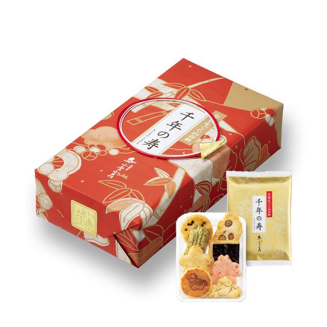 日本小倉山莊 新年限定 千年之壽 山春秋禮盒(綜合8入*8袋) ➽結單日：12/22結單