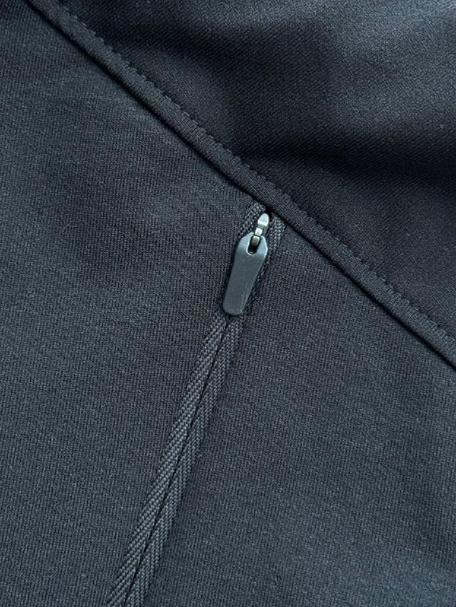 DESCENTE 迪桑特男士纯色休闲长袖Polo打底衫