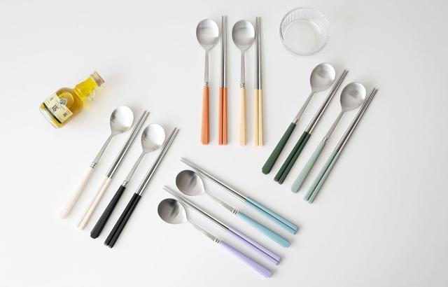 限量預購 韓國 ｜ KAMOME 七彩微風馬卡龍餐具組《顏色隨機》