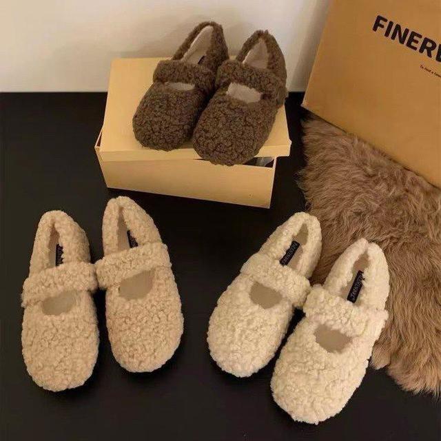 【預購商品】【1120結單】【批發】瑪麗珍成人時尚毛絨棉鞋 251116-17