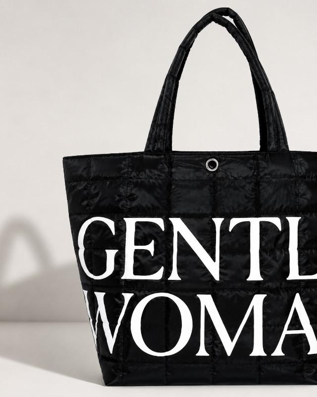 有單就下~泰國Gentle Woman👝經典Logo印花 Puffer泡芙托特包（大）#08/13