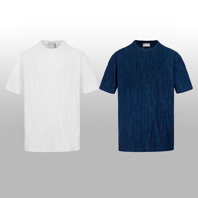 1V】春夏新款短袖T-shirt  260克高克重棉感面料 挺括有型 欧洲高质量