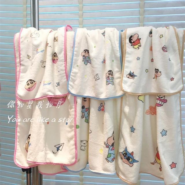 ins蠟筆小新超軟吸水浴巾組(預購)