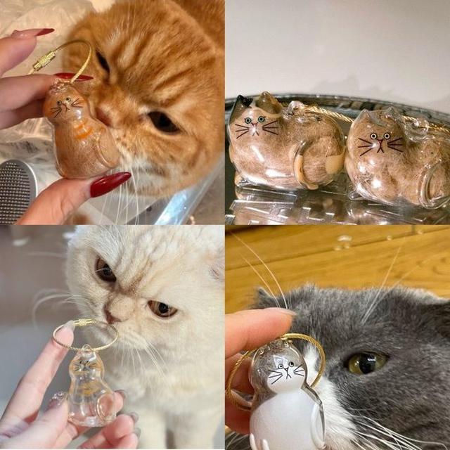 貓毛收集鑰匙圈6入組(6款各1)#06/24