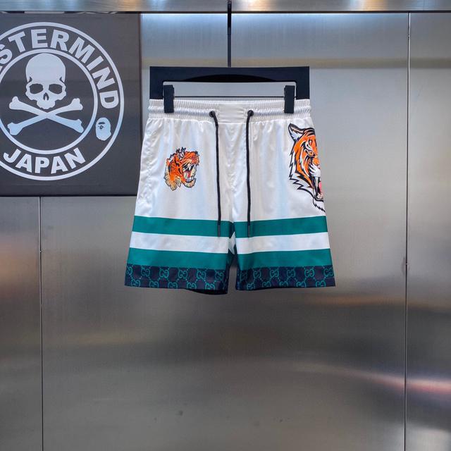 【男生精品短褲】2021新款沙灘褲 速乾五分短褲 M-3XL