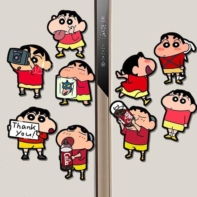 ins可愛蠟筆小新磁吸冰箱貼(預購)