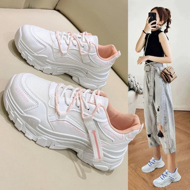 【預購商品】【0817結單】【批發】拼色鬆糕老爹鞋 250813-17