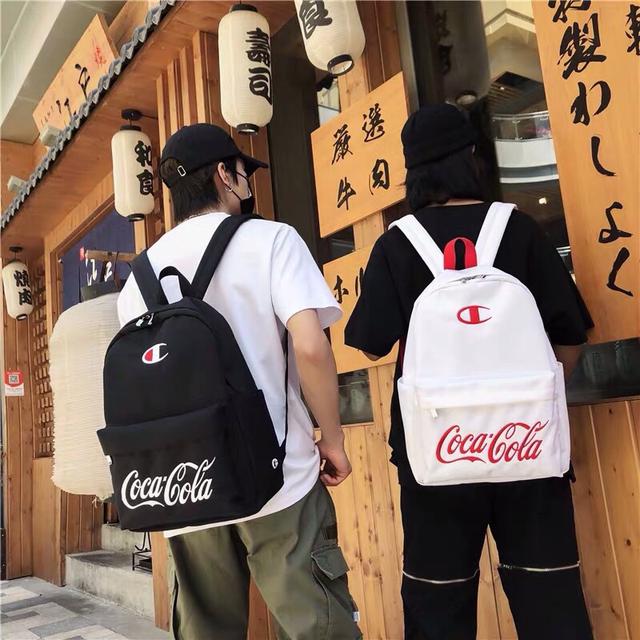 新款日版champion冠军联名❌可口可乐双肩包书包