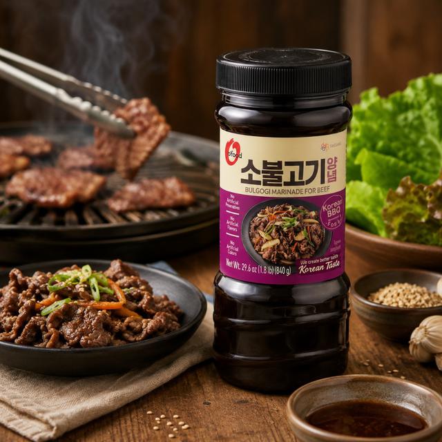 預購 🇰🇷清淨園 烤肉用醃醬－原味 840g-8/12號中午12點結單