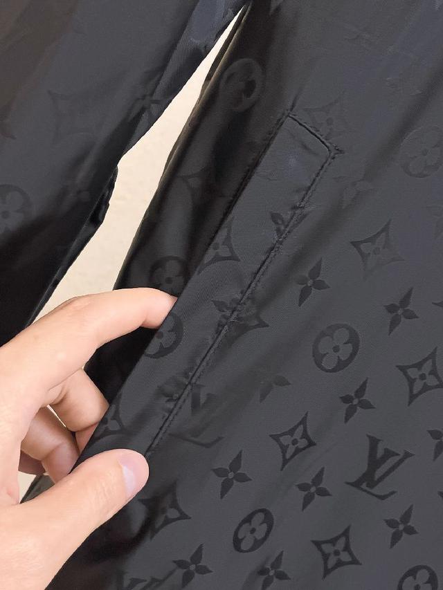 经典定制拼接老花提花面料防晒服轻薄外套，黑白两色