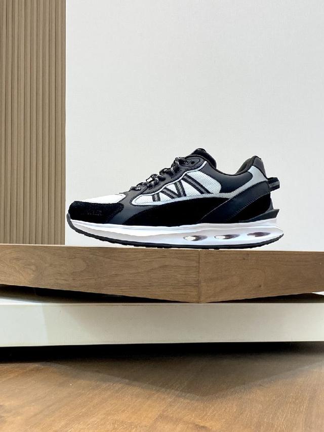 男鞋运动鞋,进口牛皮面、氯丁橡胶 各种材质拼接打造，