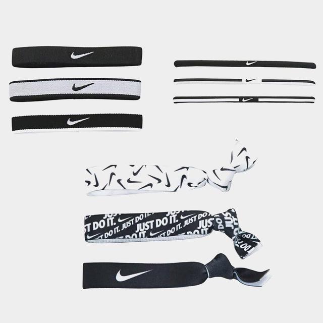 NIKE 混搭式髮帶9入-髮飾 慢跑 路跑 有氧#05/21