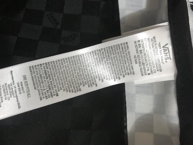 .Vans万斯棋盘格双肩休闲帆布背包