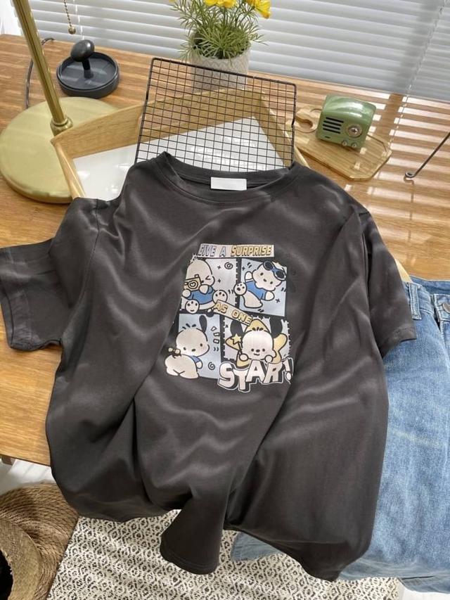 【預購商品】【0225結單】【批發】新款oversize圓領怕恰狗棉質上衣
