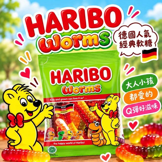預購 HARIBO 哈瑞寶經典軟糖系列 80g《一組3包》-10/28號中午12點結單