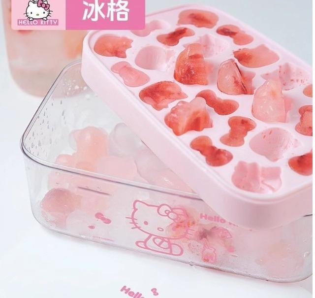 HELLO KITTY 矽膠自製冰塊模具-6/29收單