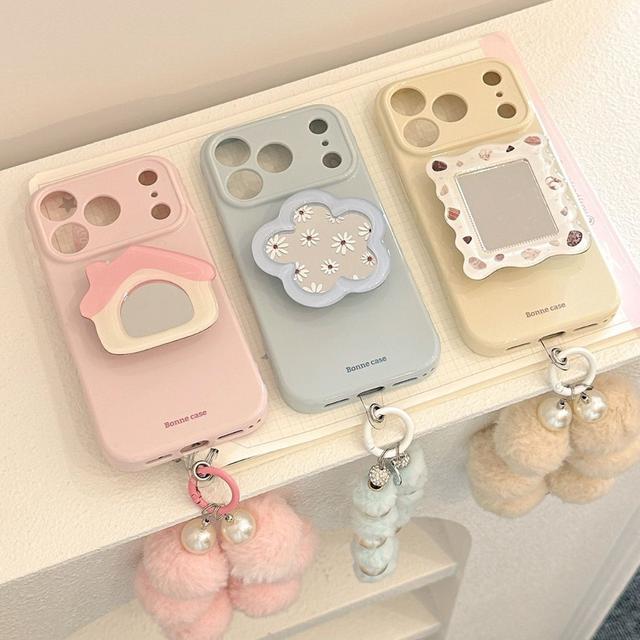ins小眾清新鏡面支架手機殼(預購)