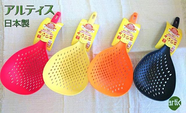 預購 - 日本 日本製 超大深型寬口濾杓 1隻 (不挑色出貨) - 12/17 下午三點收單