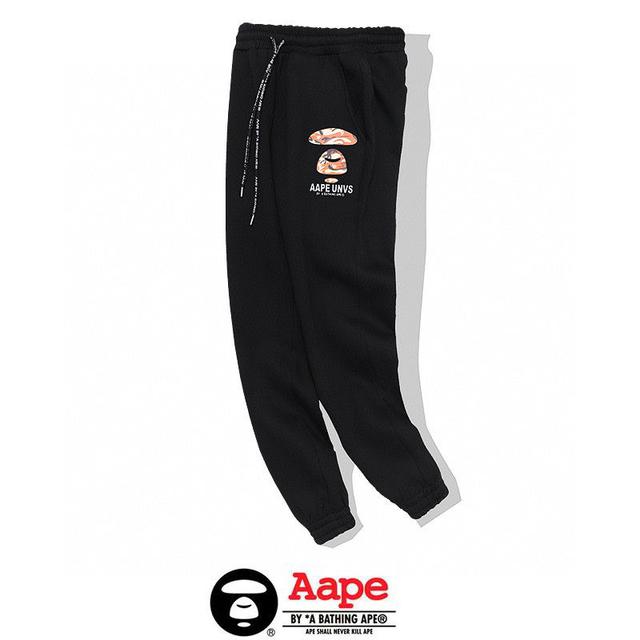 0930毛圈薄款 930加绒厚款 猿人头AAPE宽松 休闲卫裤运动长裤 M L XL XXL