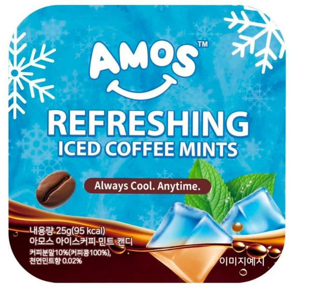 【AMOS】無糖配方＋木糖醇冰咖啡薄荷糖來了～☕️#