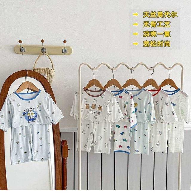 【預購商品】【0227結單】【批發】春夏莫代爾天絲七分睡衣套裝 250224-10