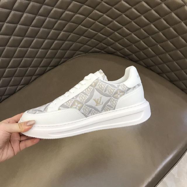 *OUIS *UITTO*》男士经典休闲运动鞋，进口原版帆布拼接头层牛皮