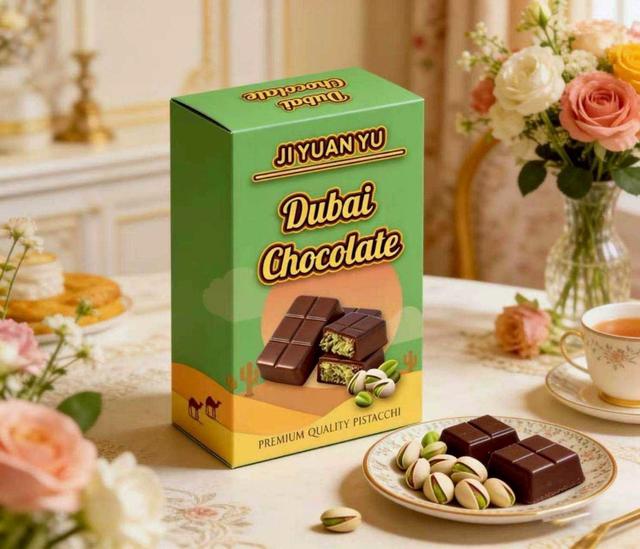 台灣製造✈️全世界都風靡的🇰🇼杜拜開心果巧克力🍫一組兩盒〈不入倉〉-4/15號中午12點結單