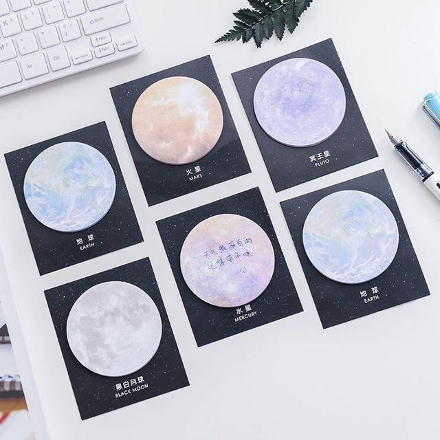 ins可愛宇宙夢幻星球便利貼(預購)