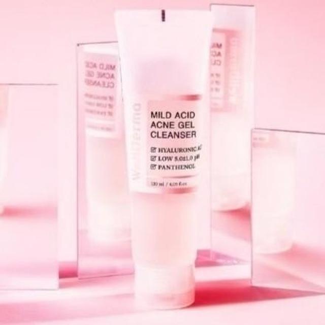 韓國 WellDerma 醫美療程專用 AHA果酸淨膚 毛孔緊緻罵人洗面乳 120ml(一組兩條)