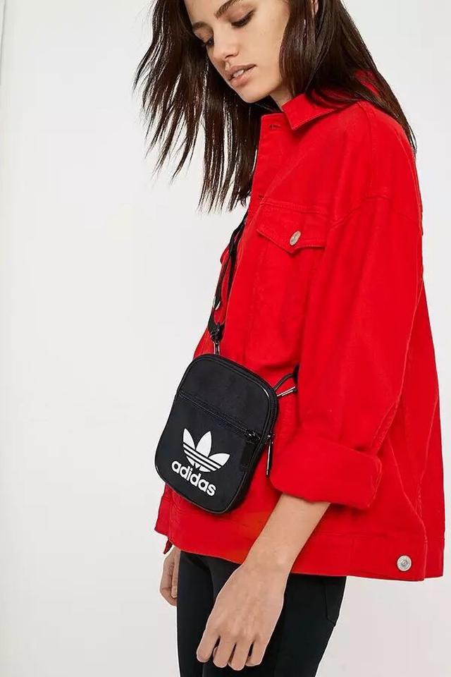 adidas三叶草网红同款斜挎包