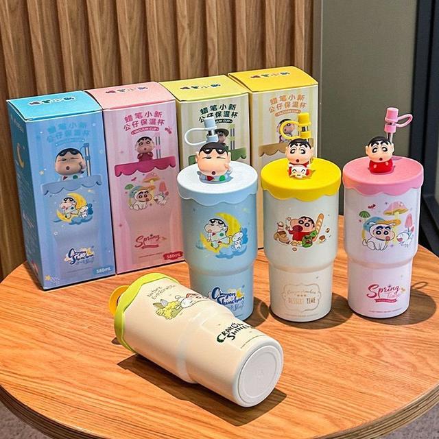 新款蠟筆小新保冷吸管冰霸杯(預購)