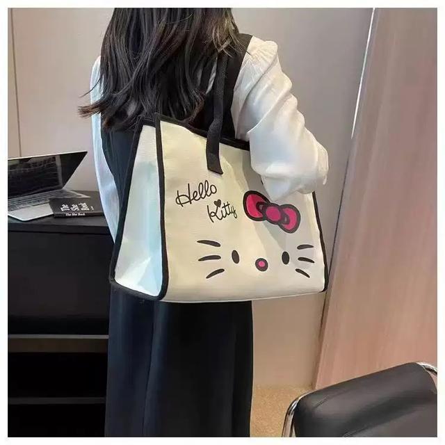 【預購商品】【0616結單】【批發】卡通貓帆布托特包260614-11